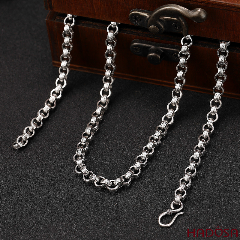 Dây chuyền tròn bạc Thái