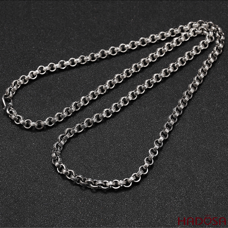 Dây chuyền tròn bạc Thái