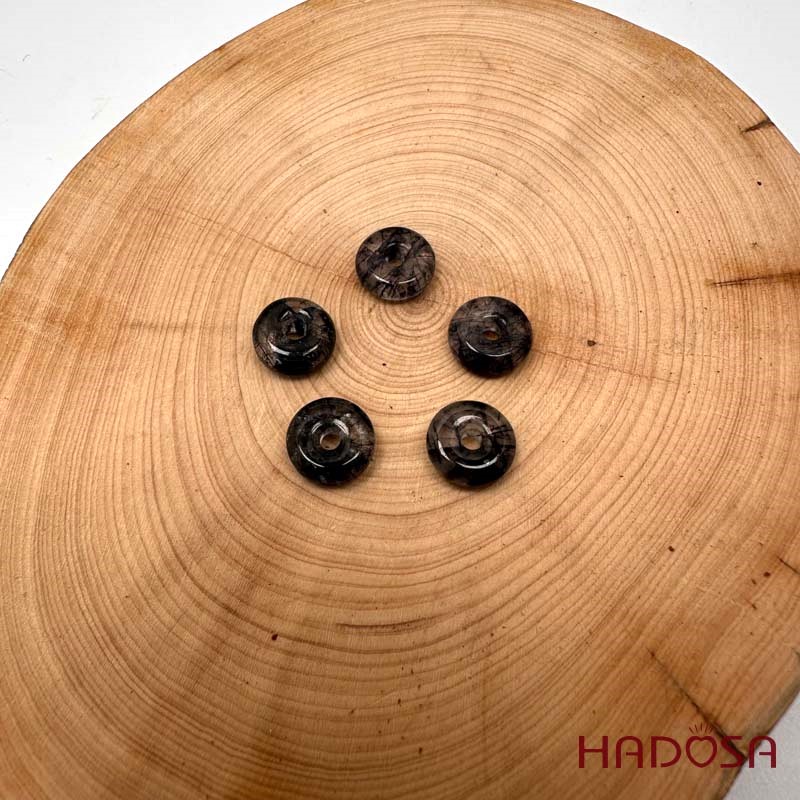 Đồng điếu Thạch Anh tóc đen 10mm