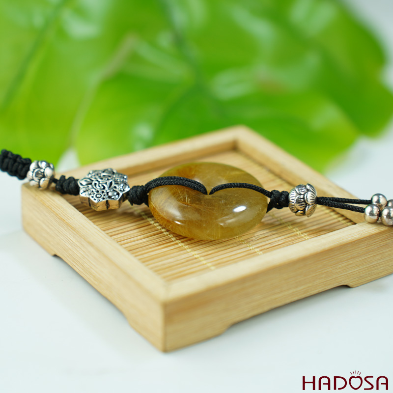Đồng Điếu Thạch Anh tóc vàng 32mm chuẩn 4A