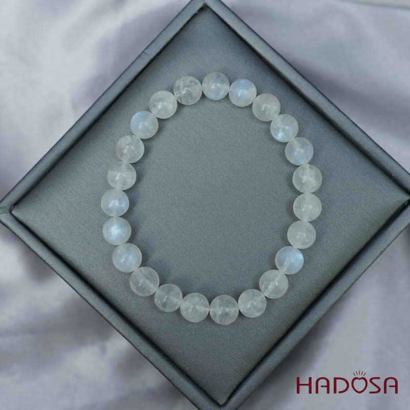 Vòng đá Mặt Trăng 8mm chuẩn 3A