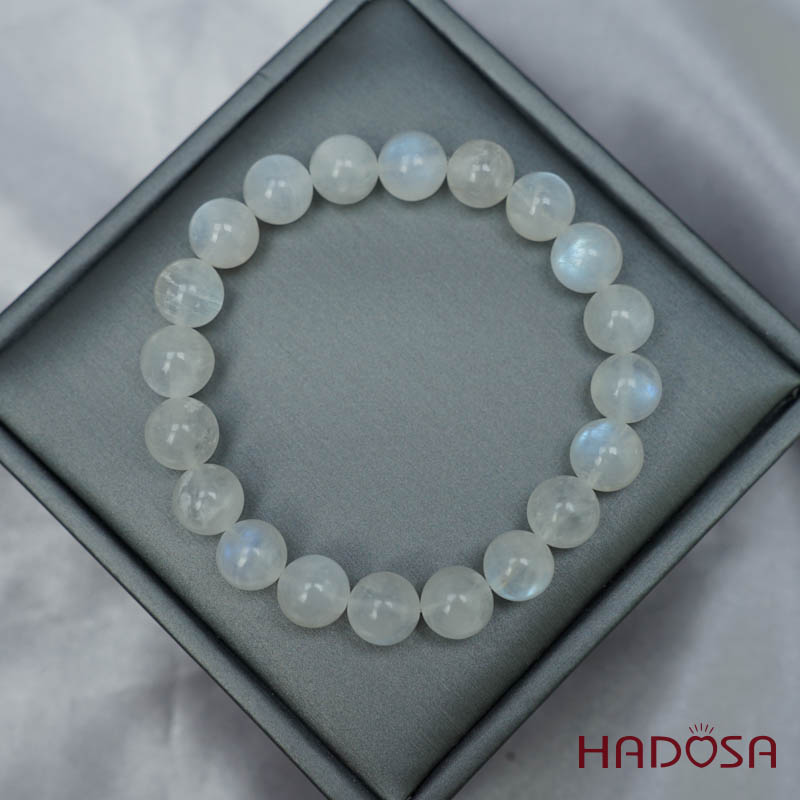 Vòng đá Mặt Trăng 9mm chuẩn 3A