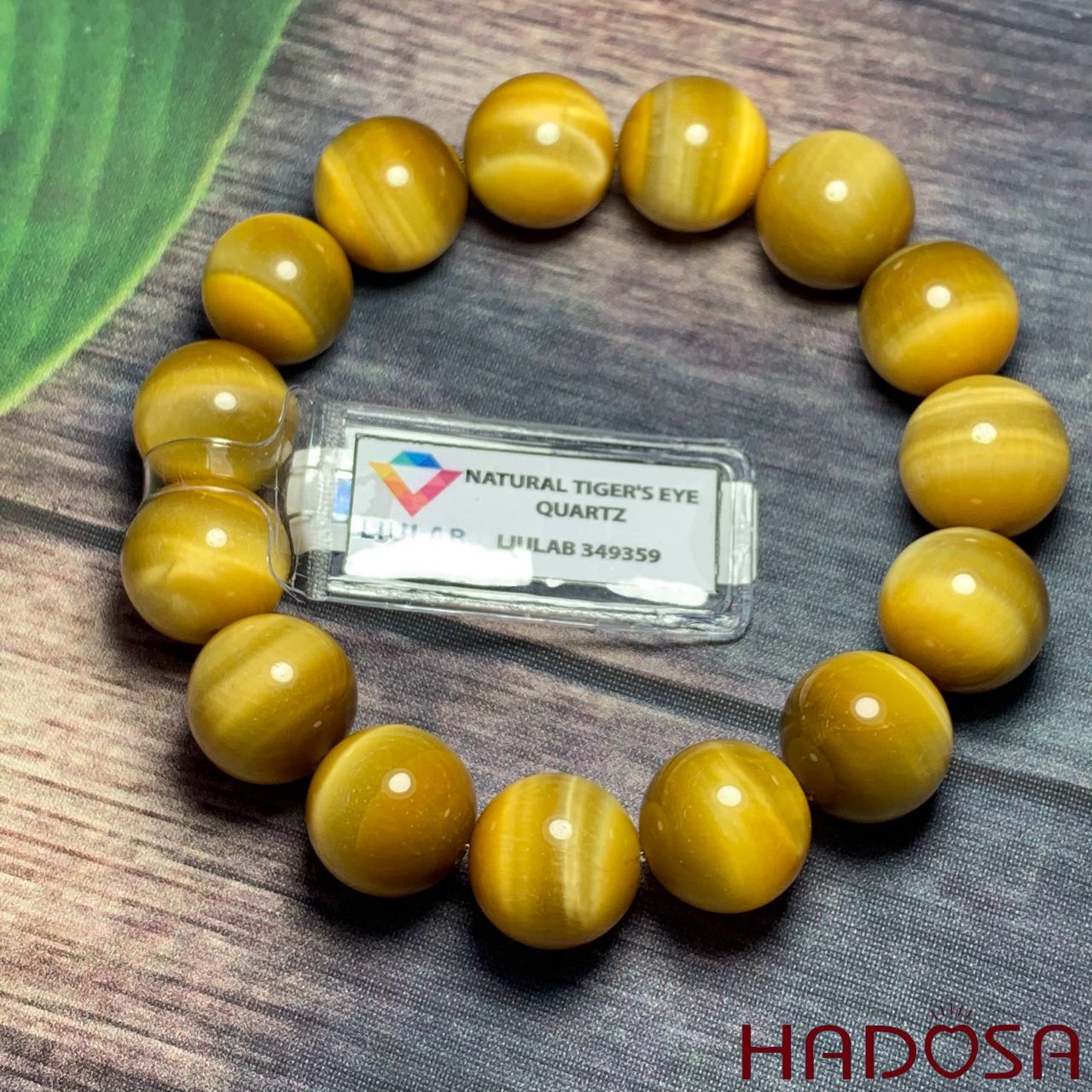 Thạch anh Mắt hổ vàng 14mm đặc biệt cao cấp chuẩn 6A