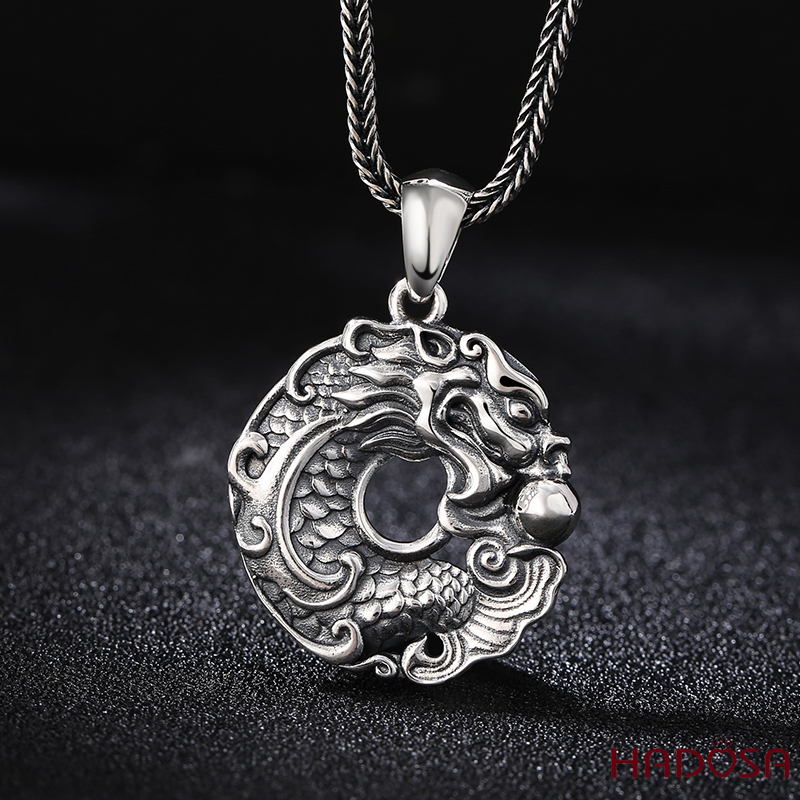 Mặt dây chuyền cá chép hoá rồng