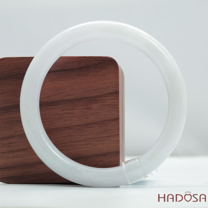 Vòng Ngọc Cẩm Thạch Type A Nếp Hóa Bản Tròn Ni 54