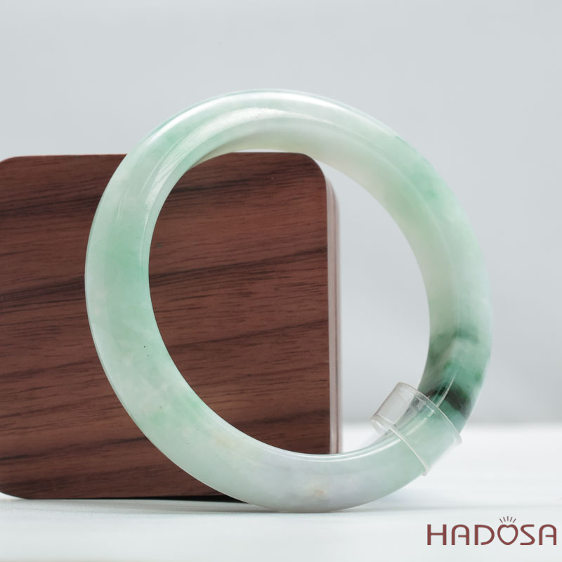 Ngọc Type A Cẩm Thạch Nếp Xanh Môn Ni 52