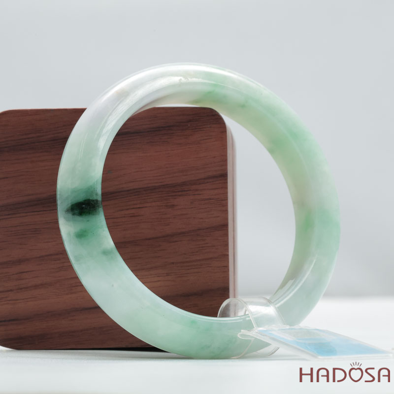 Ngọc Type A Cẩm Thạch Nếp Xanh Môn Ni 52