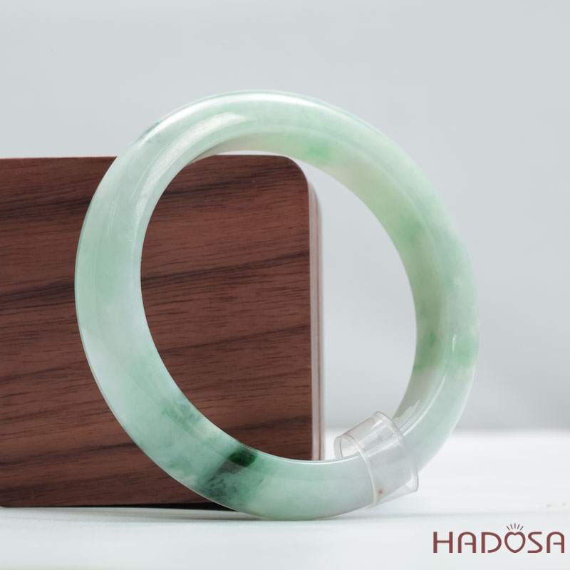 Ngọc Type A Cẩm Thạch Nếp Xanh Môn Ni 52