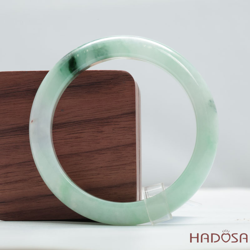 Ngọc Type A Cẩm Thạch Nếp Xanh Môn Ni 52