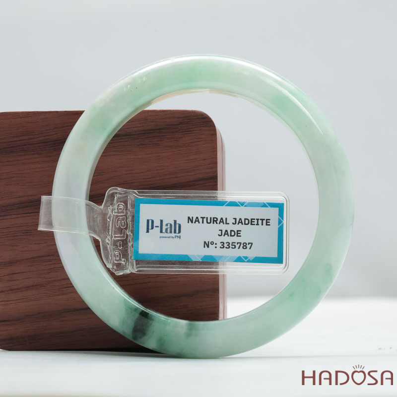 Ngọc Type A Cẩm Thạch Nếp Xanh Môn Ni 52