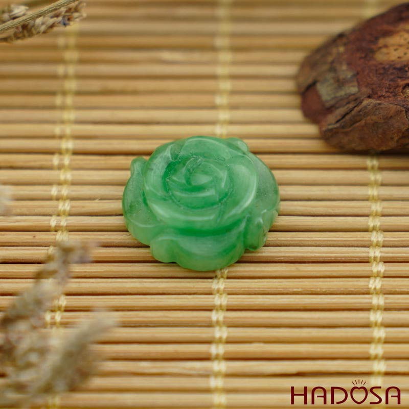 Hoa mẫu đơn cẩm thạch xanh lí