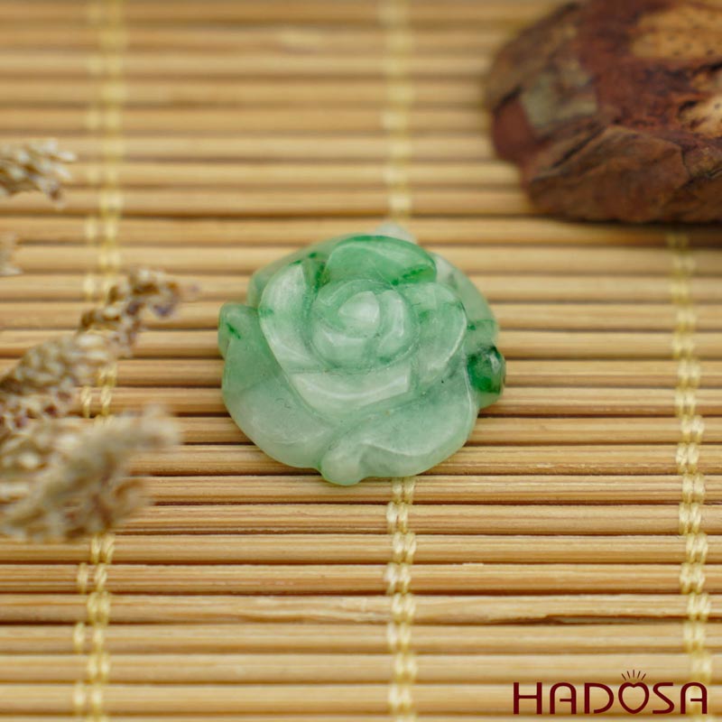 Hoa mẫu đơn cẩm thạch xanh lí