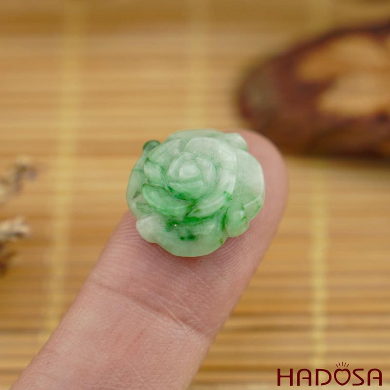 Hoa mẫu đơn cẩm thạch xanh lí