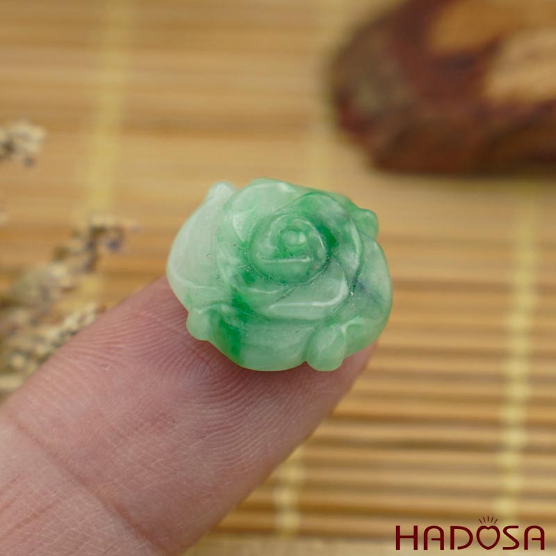 Hoa mẫu đơn cẩm thạch xanh lí