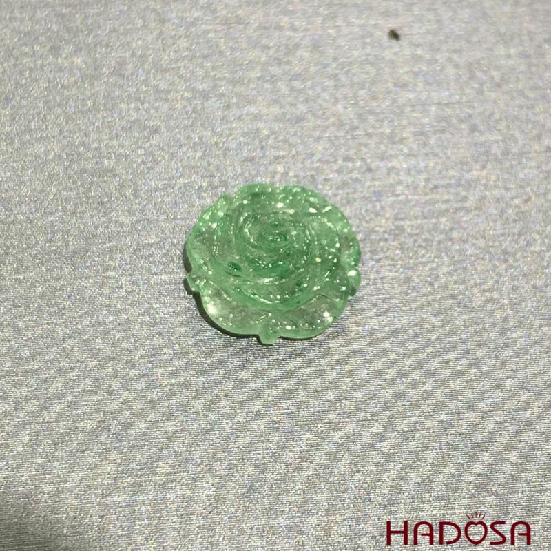 Hoa mẫu đơn thạch anh dâu xanh