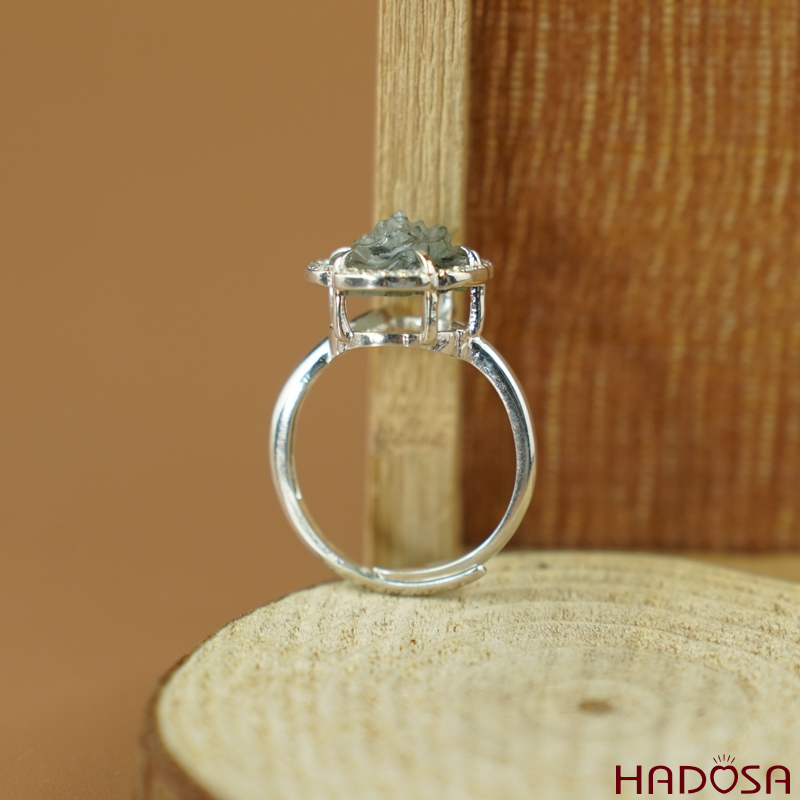 Hoa mẫu đơn thạch anh tóc xanh