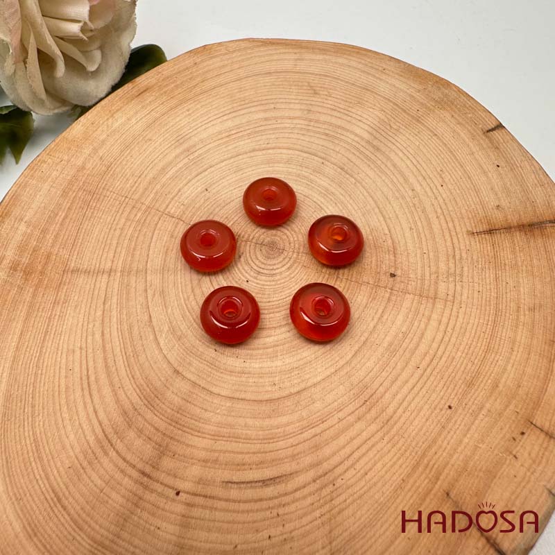 Đồng điếu Mã não đỏ 10mm