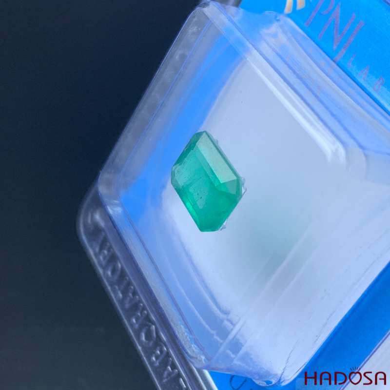 Mặt trang sức Emerald chữ nhật cao cấp 7x9mm