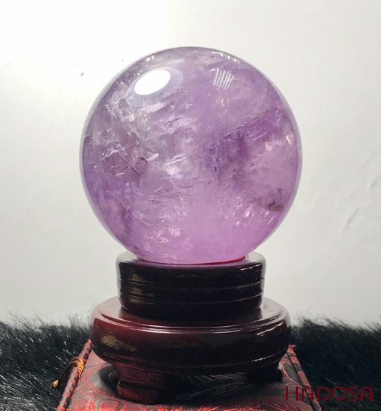 Cầu thạch anh tím 4A 170gr 5cm