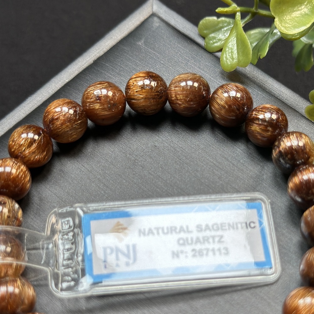 Thạch anh tóc đồng Vip 8.5mm đồng trục chuẩn 8A