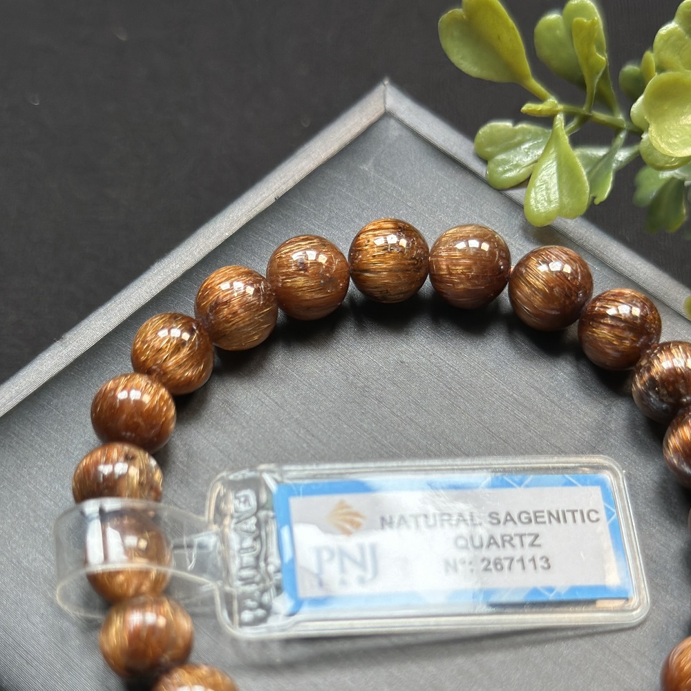 Thạch anh tóc đồng Vip 8.5mm đồng trục chuẩn 8A