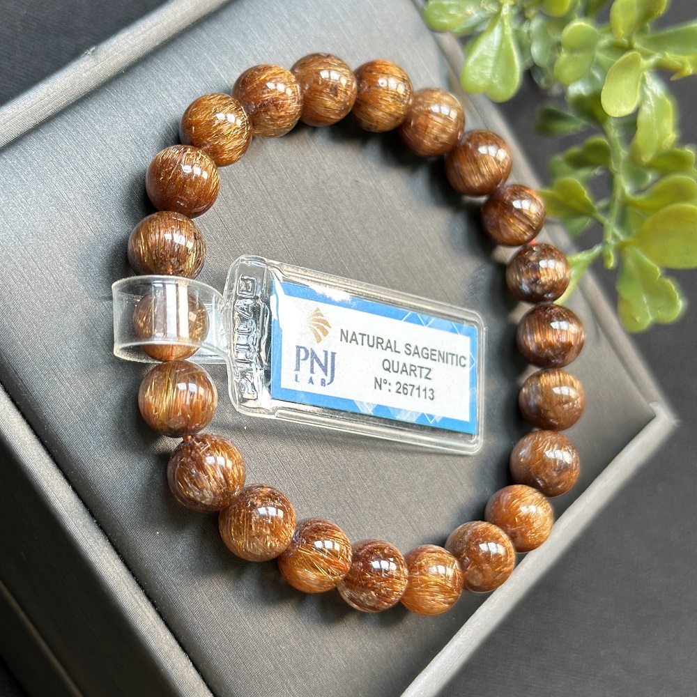 Thạch anh tóc đồng Vip 8.5mm đồng trục chuẩn 8A