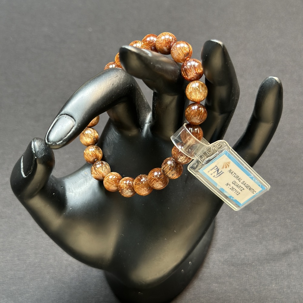 Thạch anh tóc đồng Vip 8.5mm đồng trục chuẩn 8A