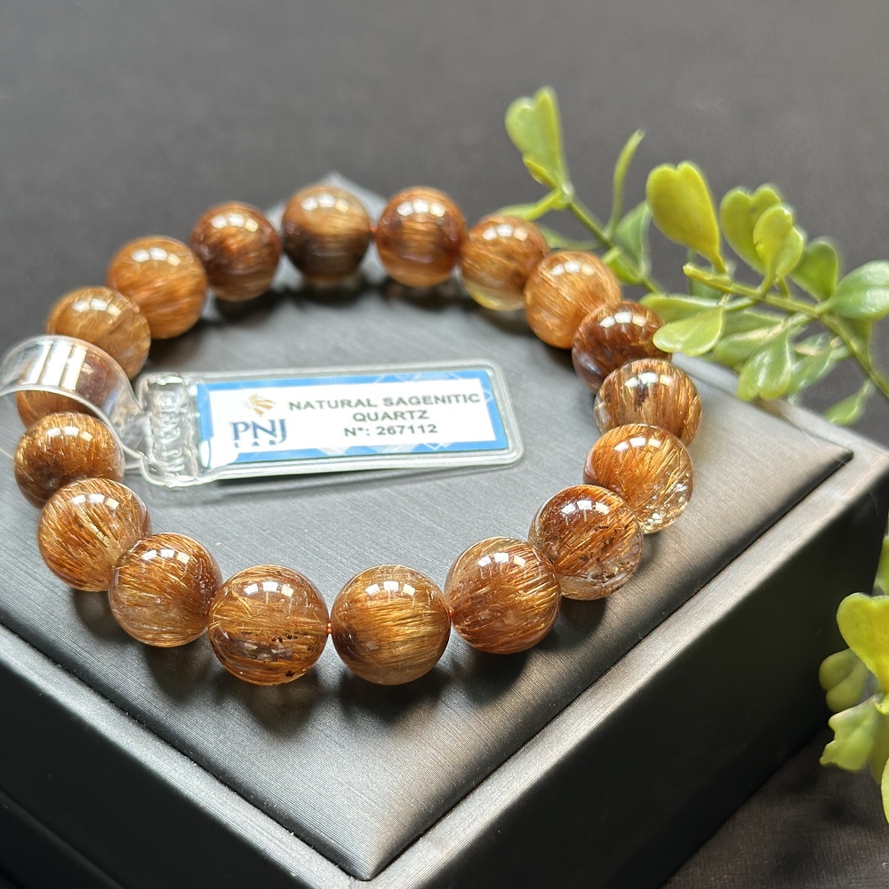 Thạch Anh tóc đồng 11 ly chuẩn 7A cao cấp