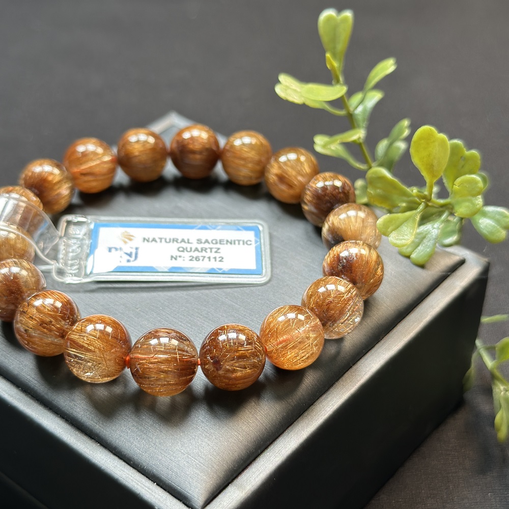 Thạch Anh tóc đồng 11 ly chuẩn 7A cao cấp