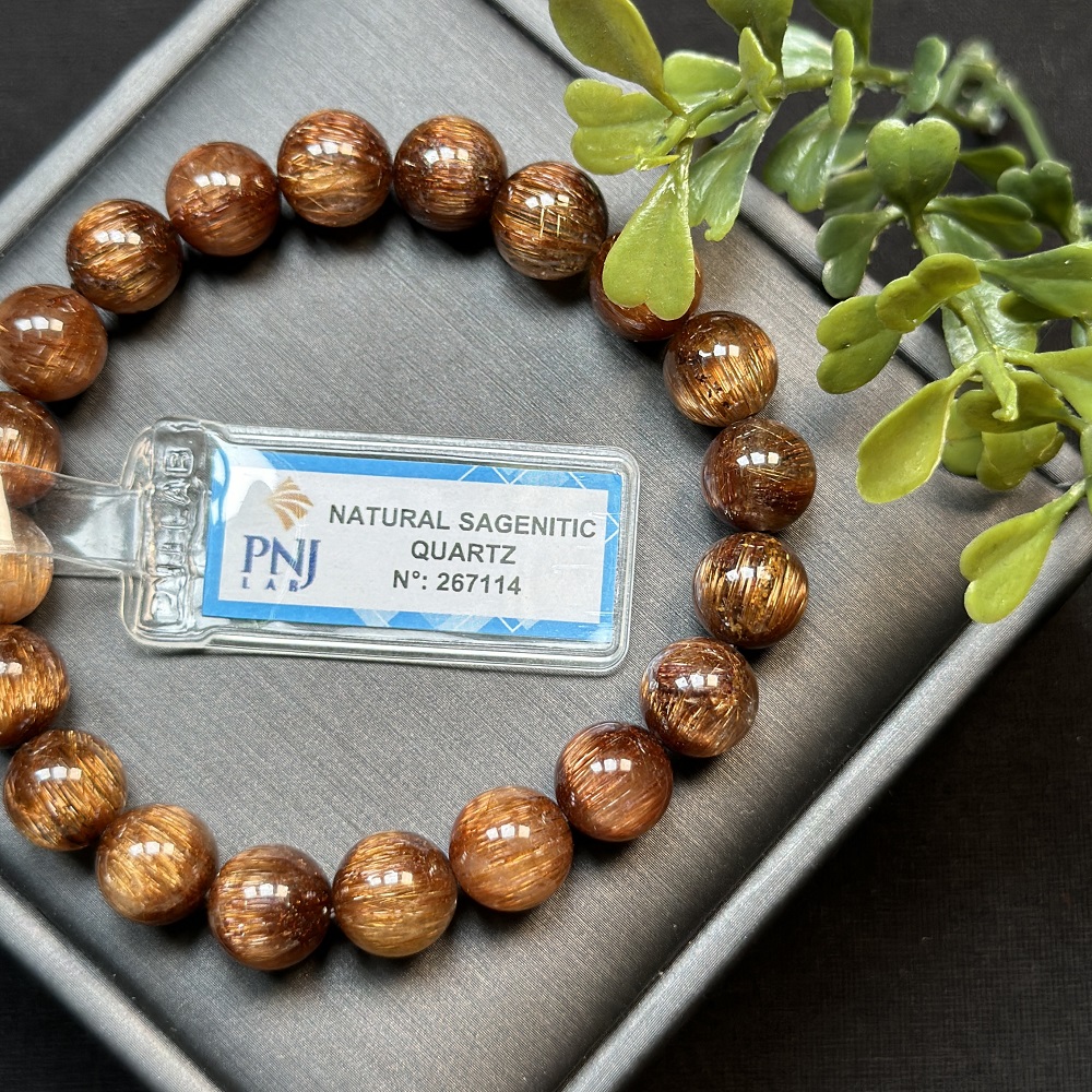 Thạch anh tóc đồng Vip 9mm đồng trục chuẩn 8A