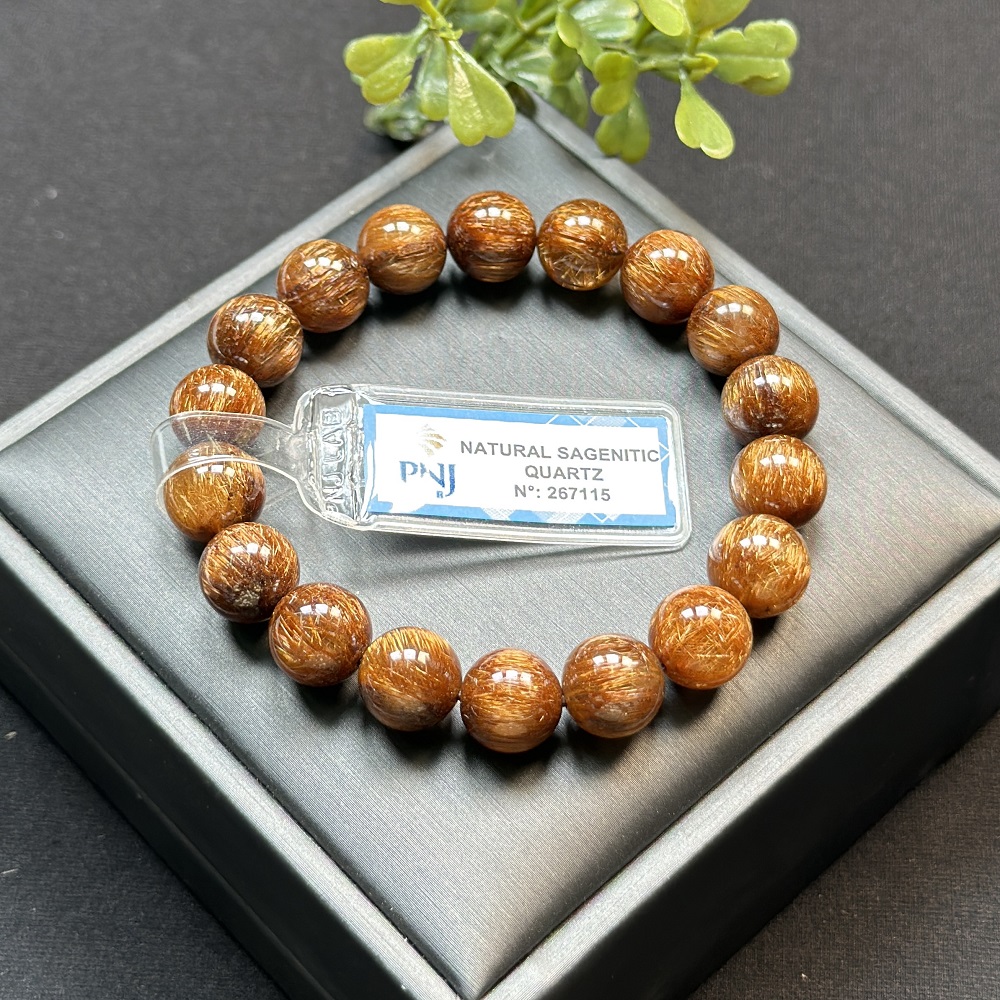 Thạch anh tóc đồng Vip 10mm đồng trục chuẩn 8A
