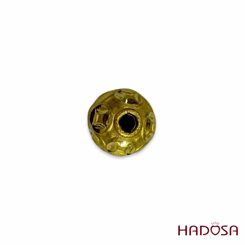 Charm bi kim tiền 11mm vàng 24K