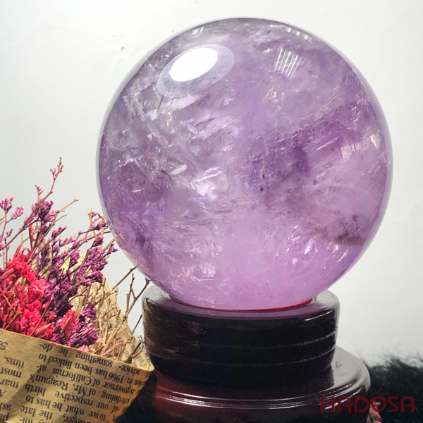 Cầu thạch anh tím 4A 170gr 5cm