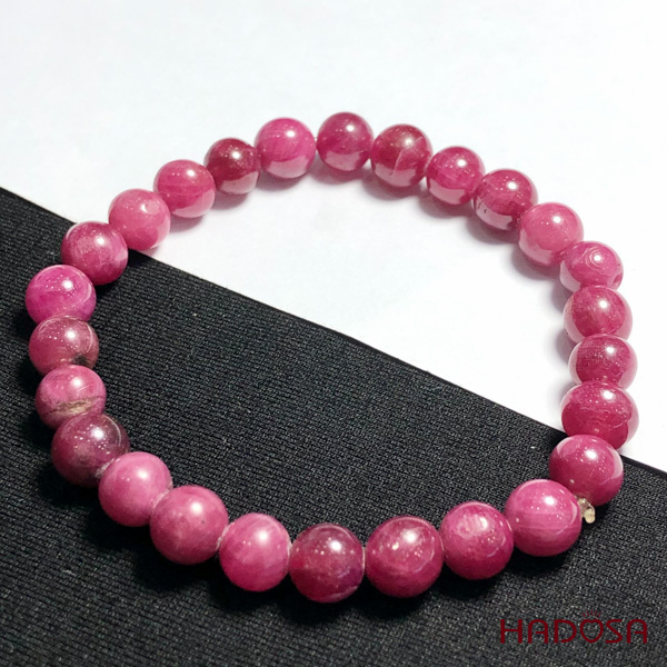 Vòng Ruby Thái đỏ đậm 07mm cao cấp