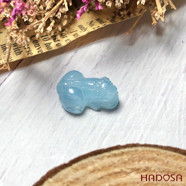 Tỳ Hưu aquamarine 5A