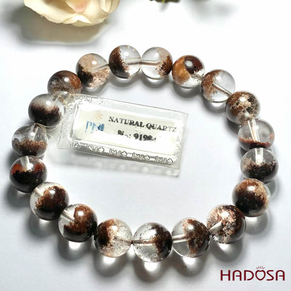 Thạch anh ưu linh nâu đỏ 10mm