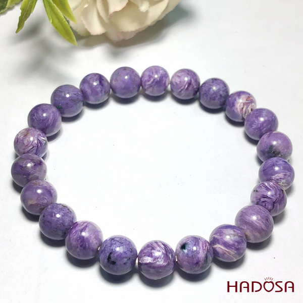 Vòng đá Mắt Rồng Charoite 08mm chuẩn 4A