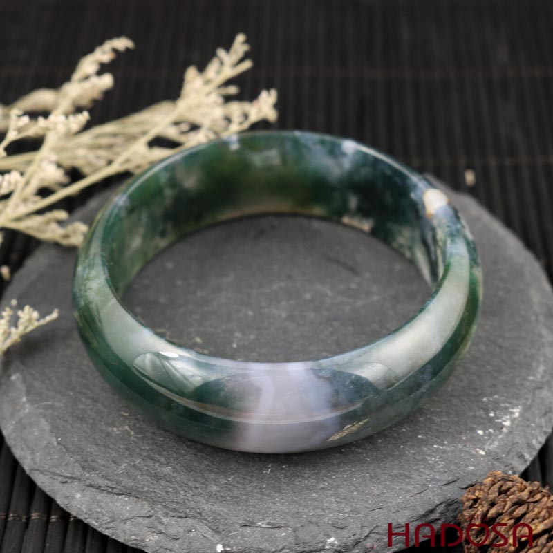 Vòng Băng Ngọc Thủy tảo (xanh vàng) 55mm