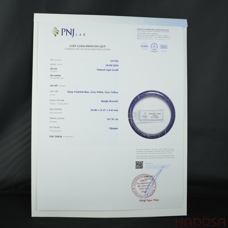 vòng kiềng Lapis bản oval 55mm 2A