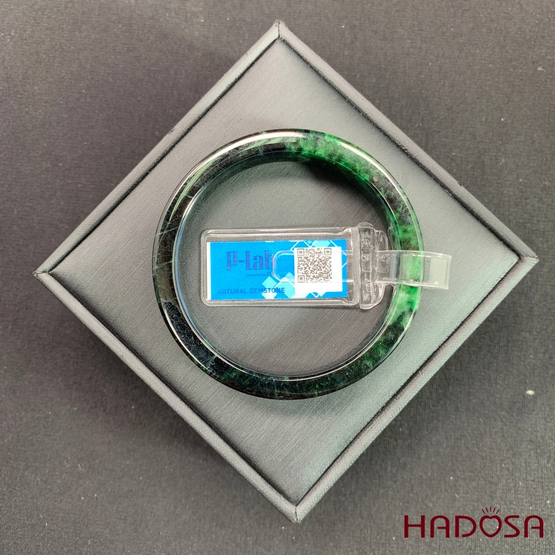 Vòng Ngọc Cẩm Thạch vuông sơn thủy ni 50