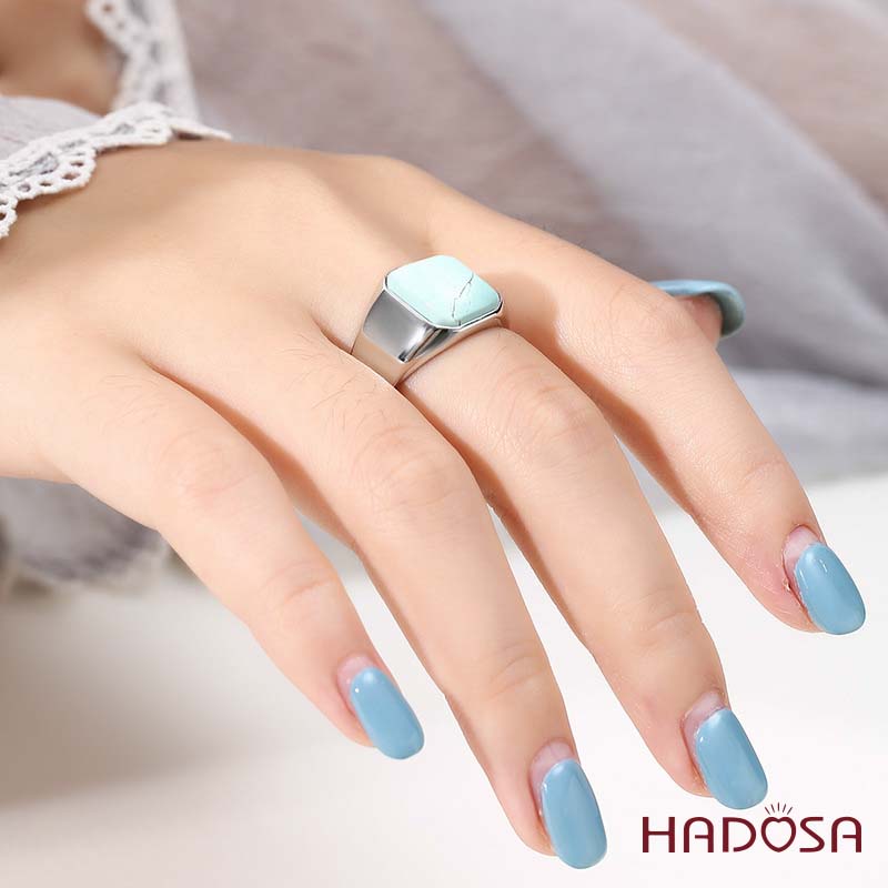 Khung nhẫn nam trơn bạc 13x13mm