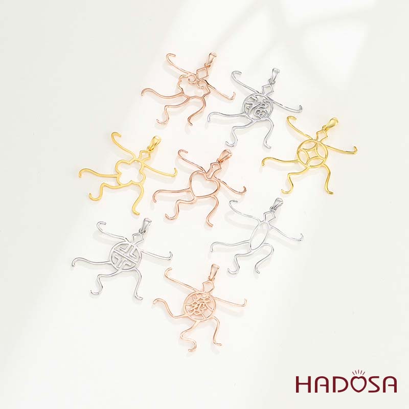 Khung mặt dây chuyền bạc Tỳ Hưu 33mm