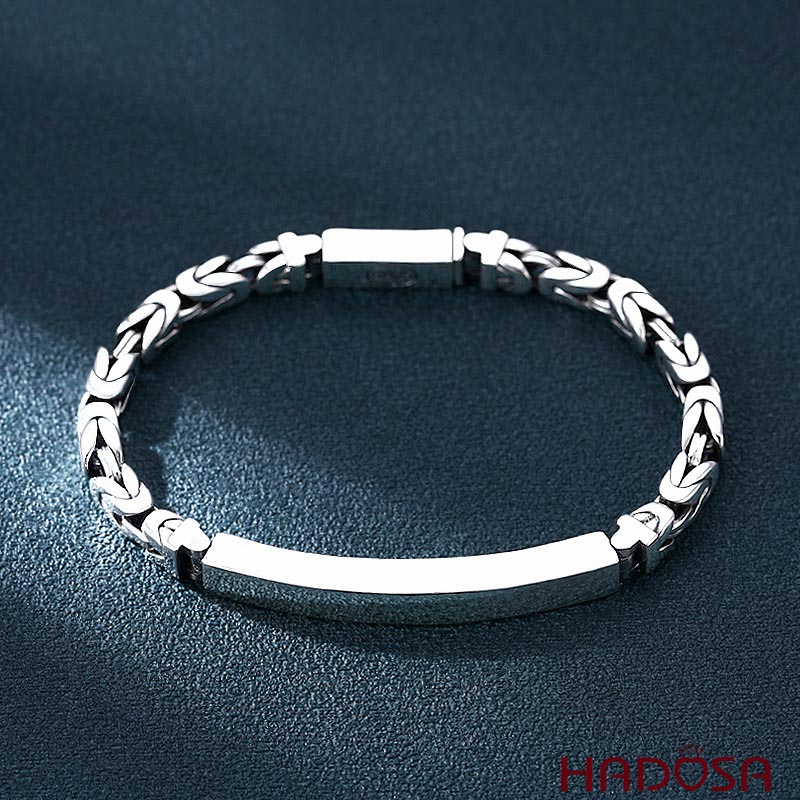 Lắc tay nam bạc đẹp