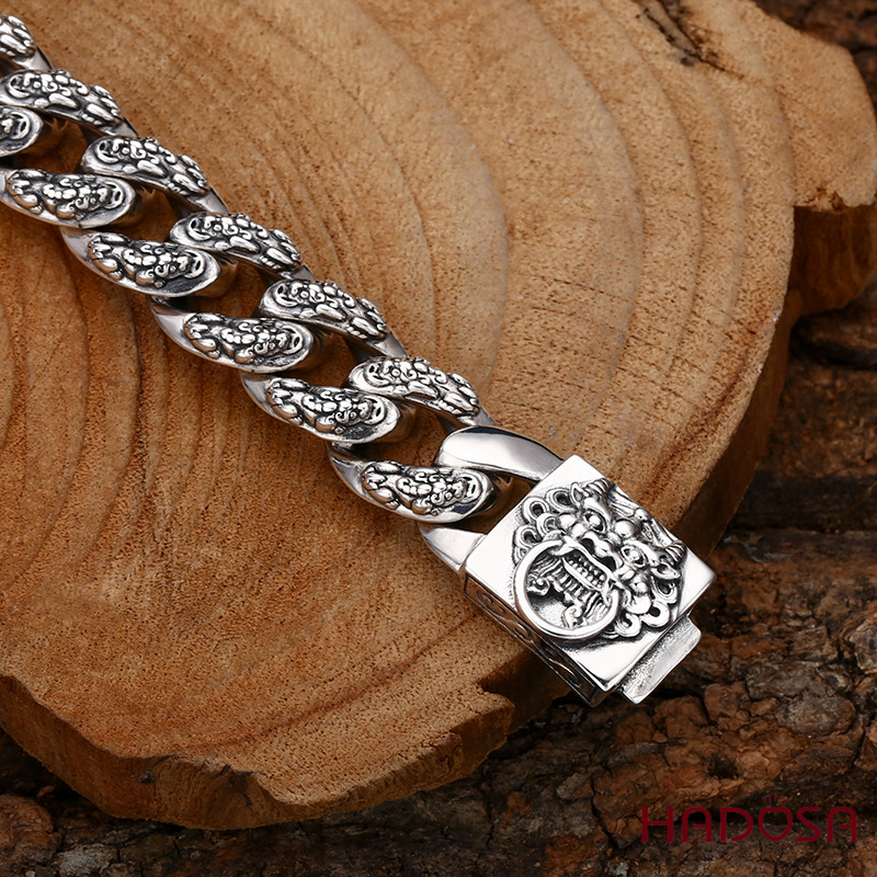 Lắc tay bạc nam Phong Thủy Tỳ Hưu