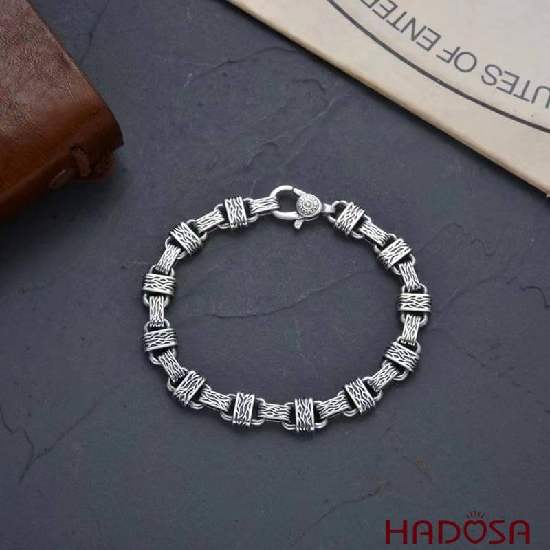 Lắc tay nam bạc đẹp