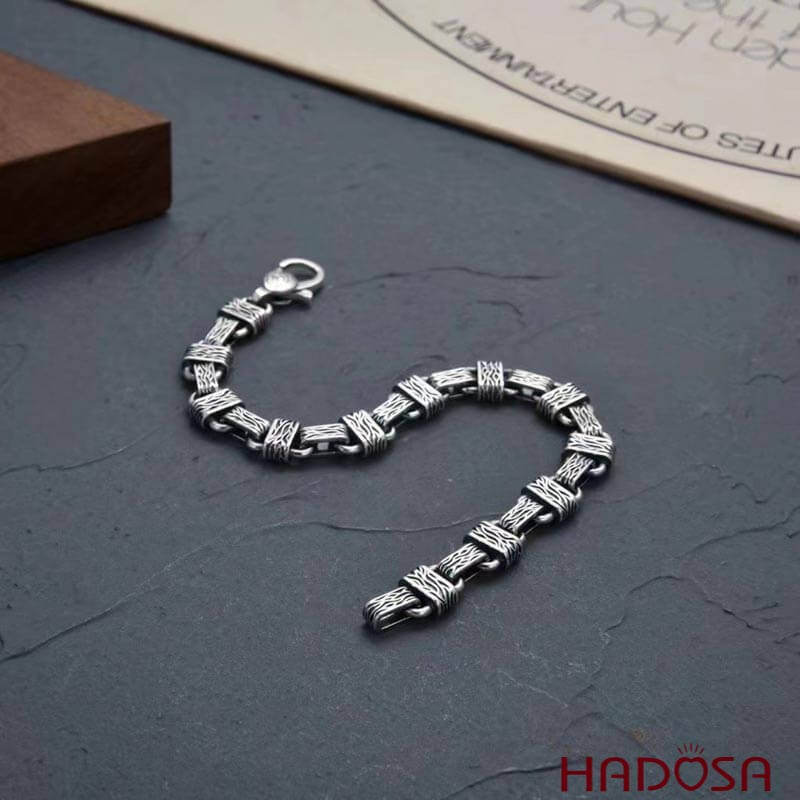 Lắc tay nam bạc đẹp