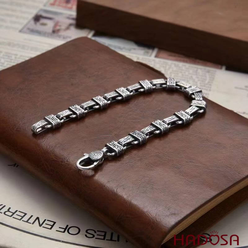 Lắc tay nam bạc đẹp