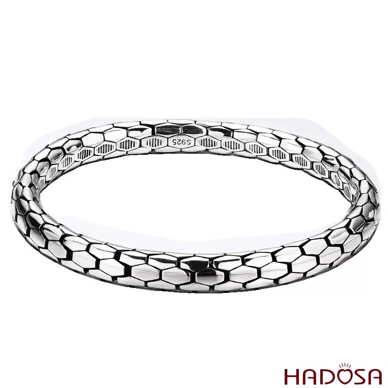 Lắc Tay Nam Bạc Thái Phong Cách Rắn Huyền Bí