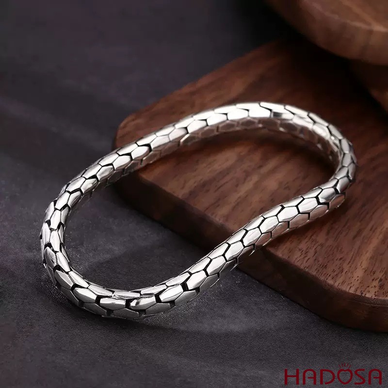 Lắc Tay Nam Bạc Thái Phong Cách Rắn Huyền Bí