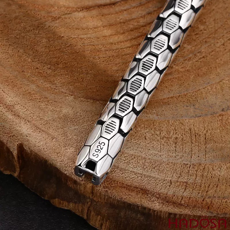 Lắc Tay Nam Bạc Thái Phong Cách Rắn Huyền Bí